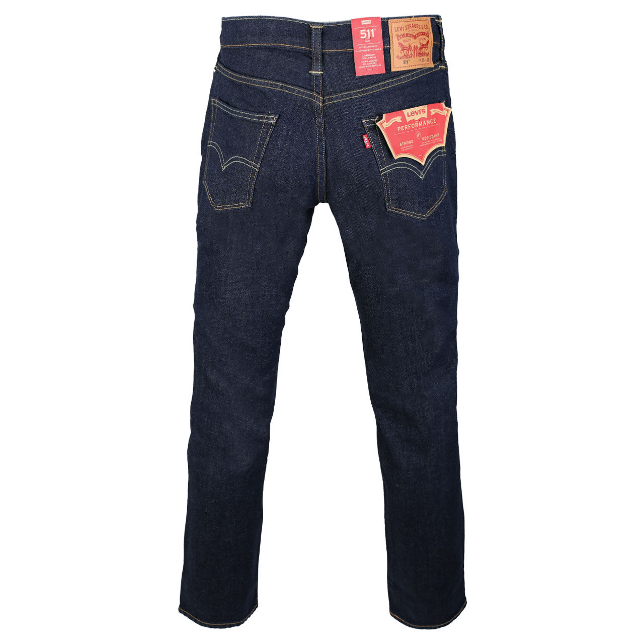 levis-jeans-darkblue-1786-hinten Herren Jeans 511™ von Levi's® in Dunkelblau, Rückansicht