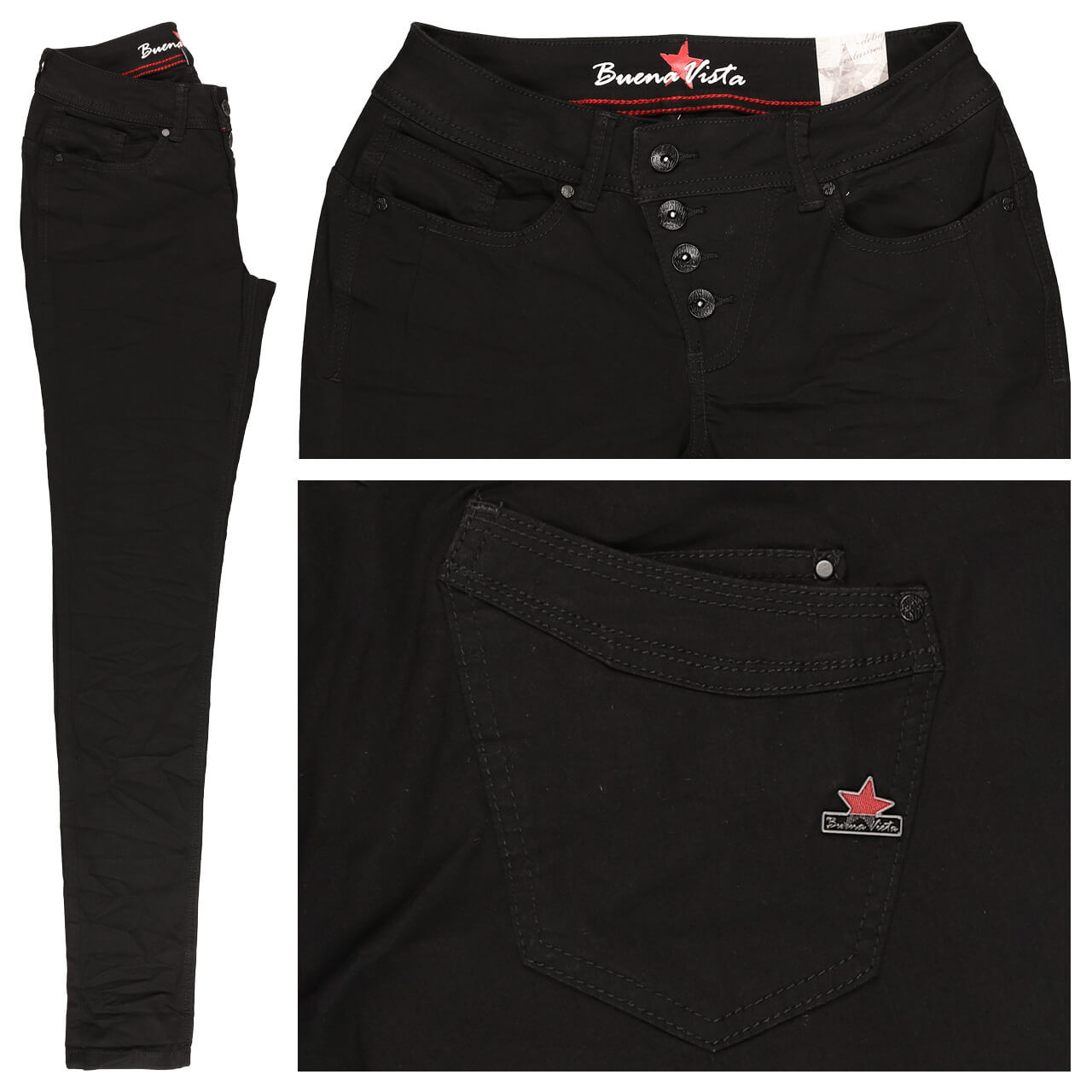 Buena Vista Malibu Stretch Twill Baumwollhose black Buena Vista Malibu Stretch Twill Baumwollhose black