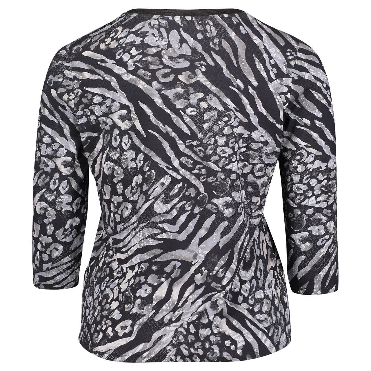Betty Barclay 3/4 Arm Shirt für Damen in Schwarz mit Print, FarbNr.: 9893