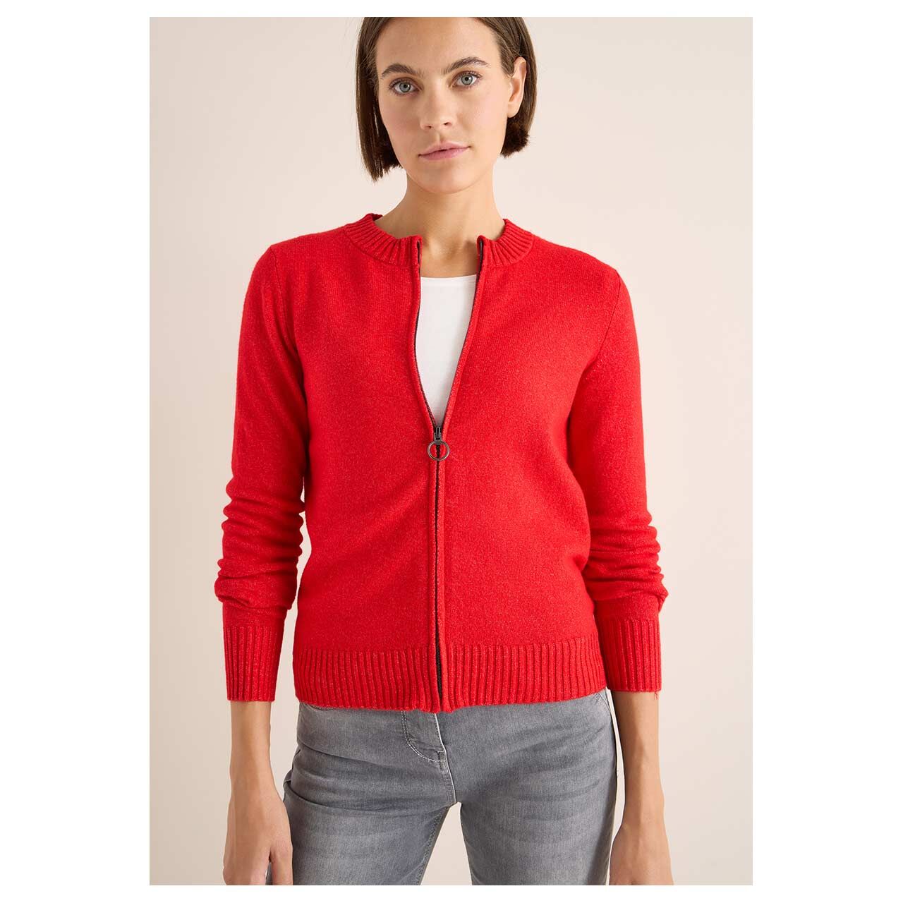Cecil Strickjacke Cardigan in Rot kaufen 16973 - Main Image