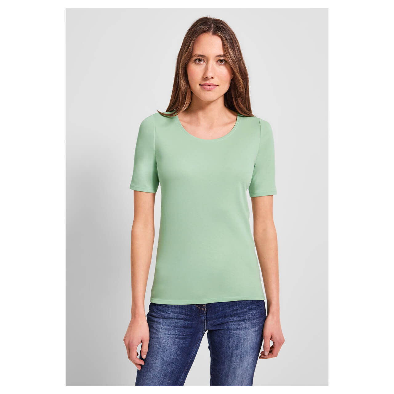 Cecil Lena T-Shirt fresh salvia green