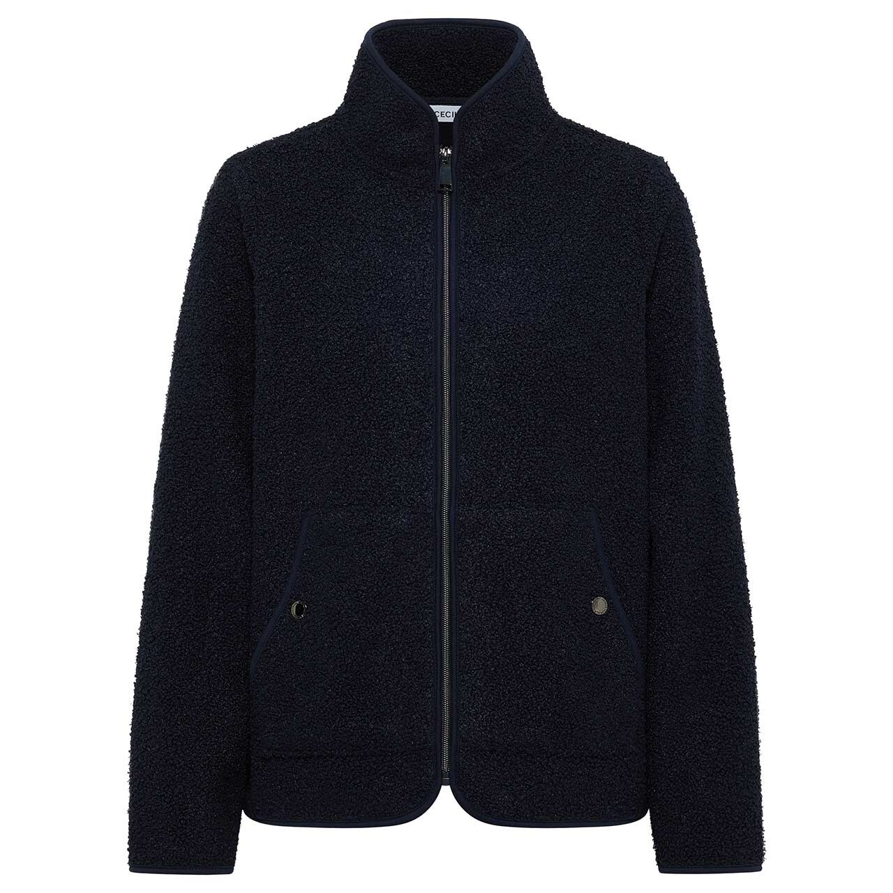 Cecil Damen Teddyjacke urban dark blue
