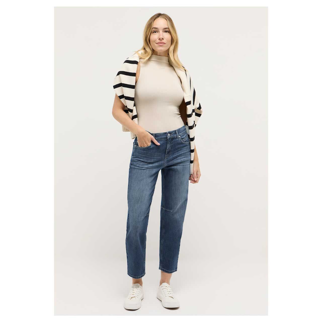 Angels Evy Barrel Ankle Jeans old washed used buffi