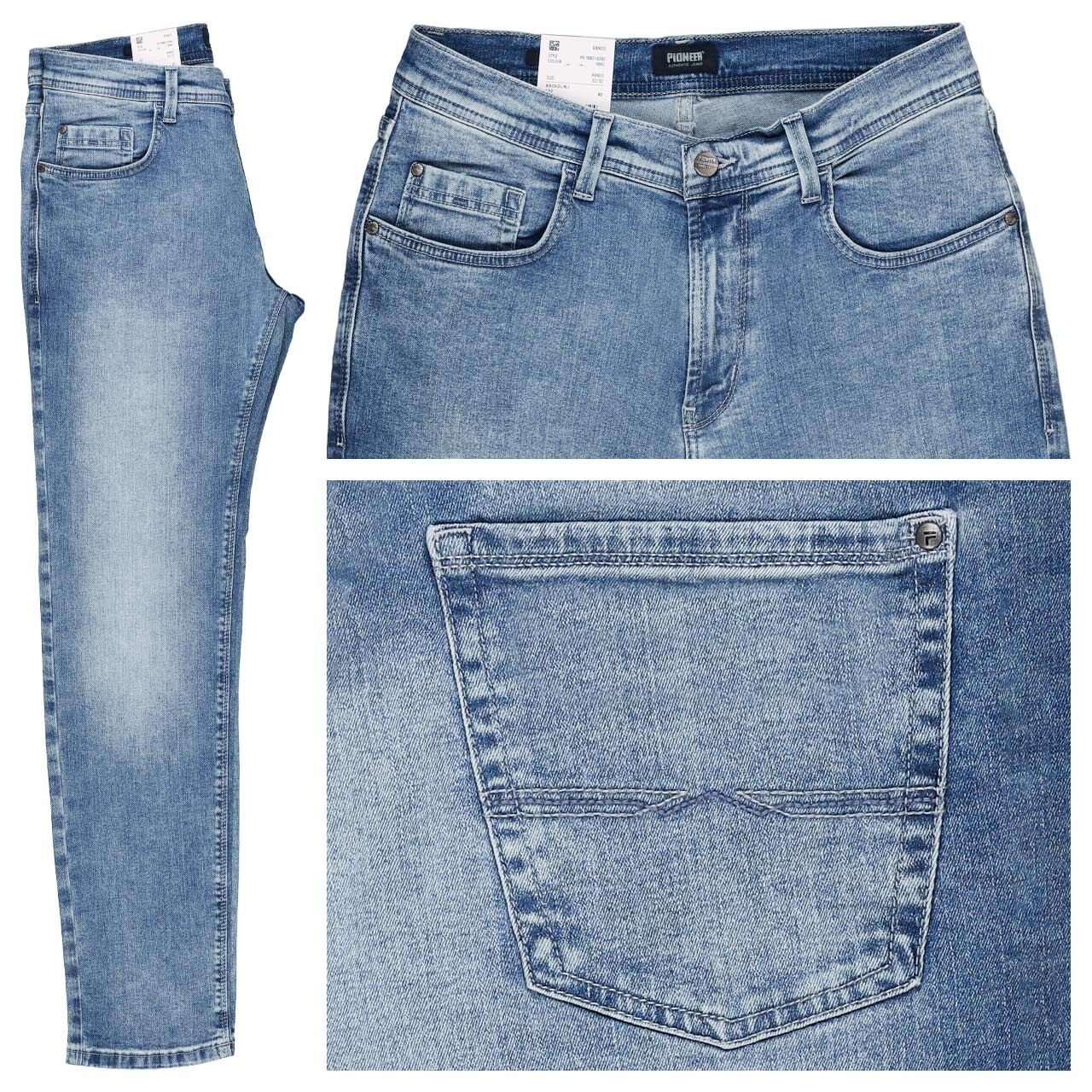 Pioneer Rando Megaflex Jeans Straight, Blu (Stone 55), W31/L30 (Taglia Produttore: 3130) Uomo Pioneer Rando Megaflex Jeans Straight, Blu (Stone 55), W31/L30 (Taglia Produttore: 3130) Uomo