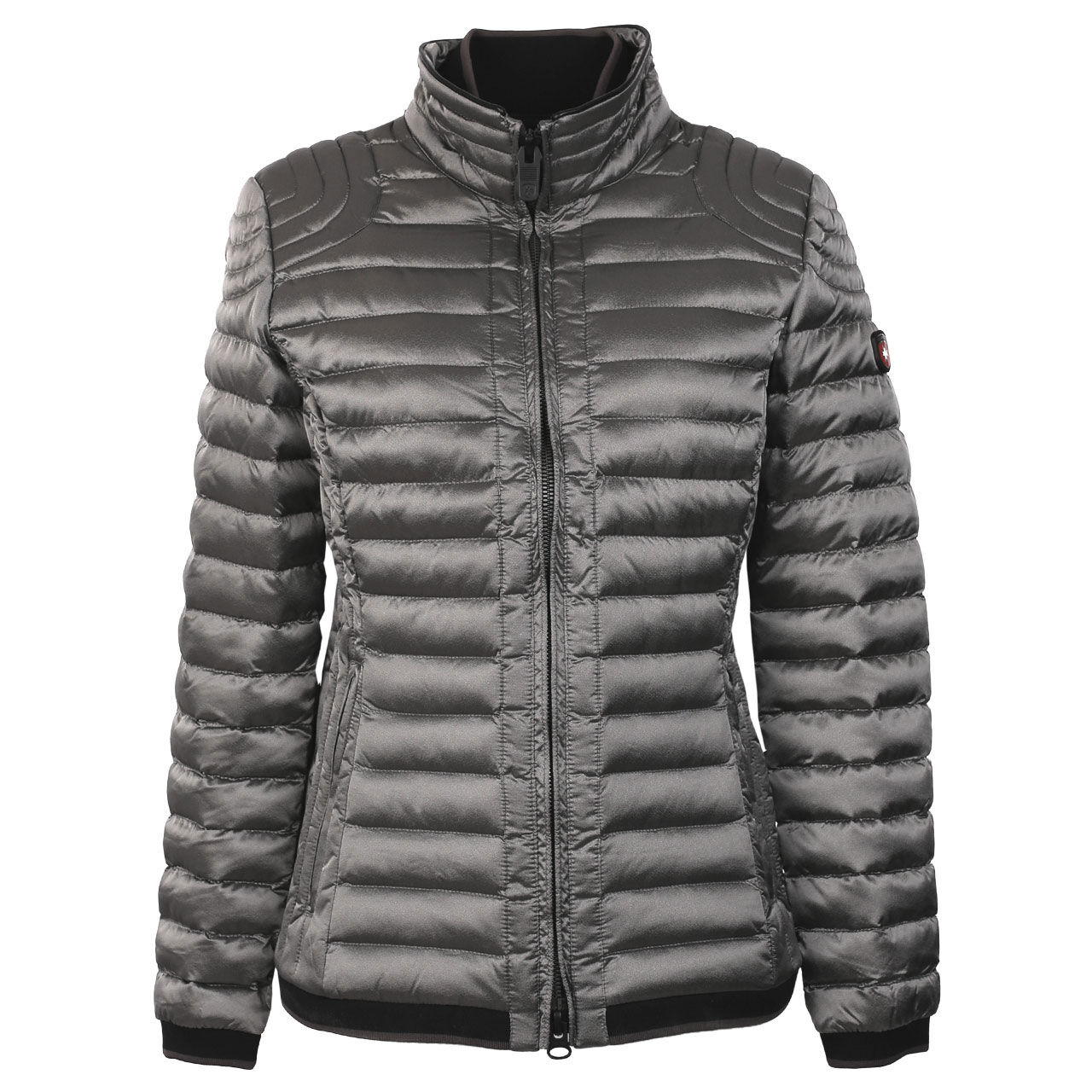 wellensteyn-jacke-heliumshort-gunmetal-vorne Wellensteyn Damen Jacke Helium Short silbergrau
