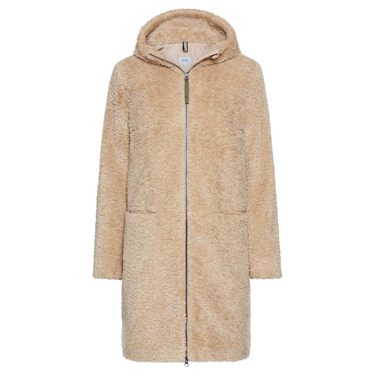 Camel active Damen Teddymantel sand melange