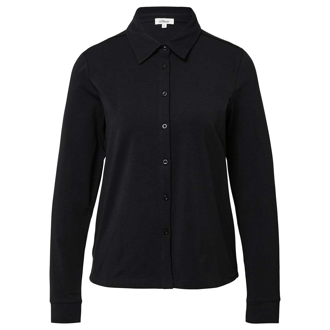 s.Oliver Damen Langarm Bluse black
