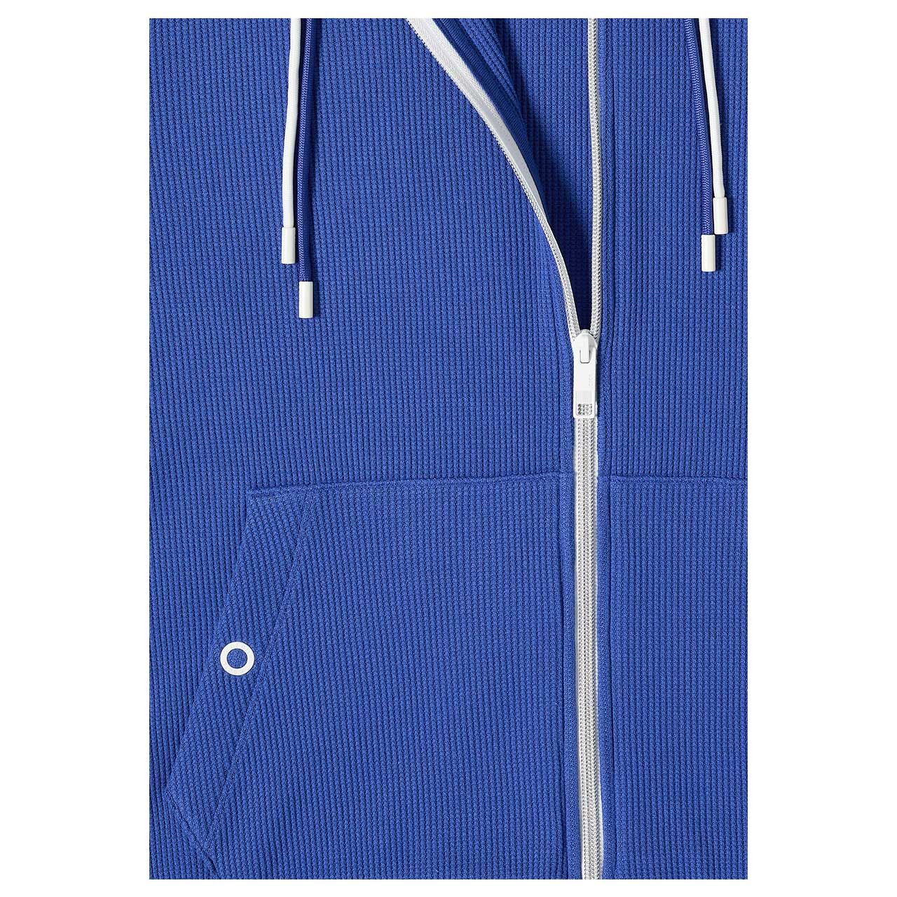 Cecil Damen Hoodie Shirtjacke Structured deep river blue