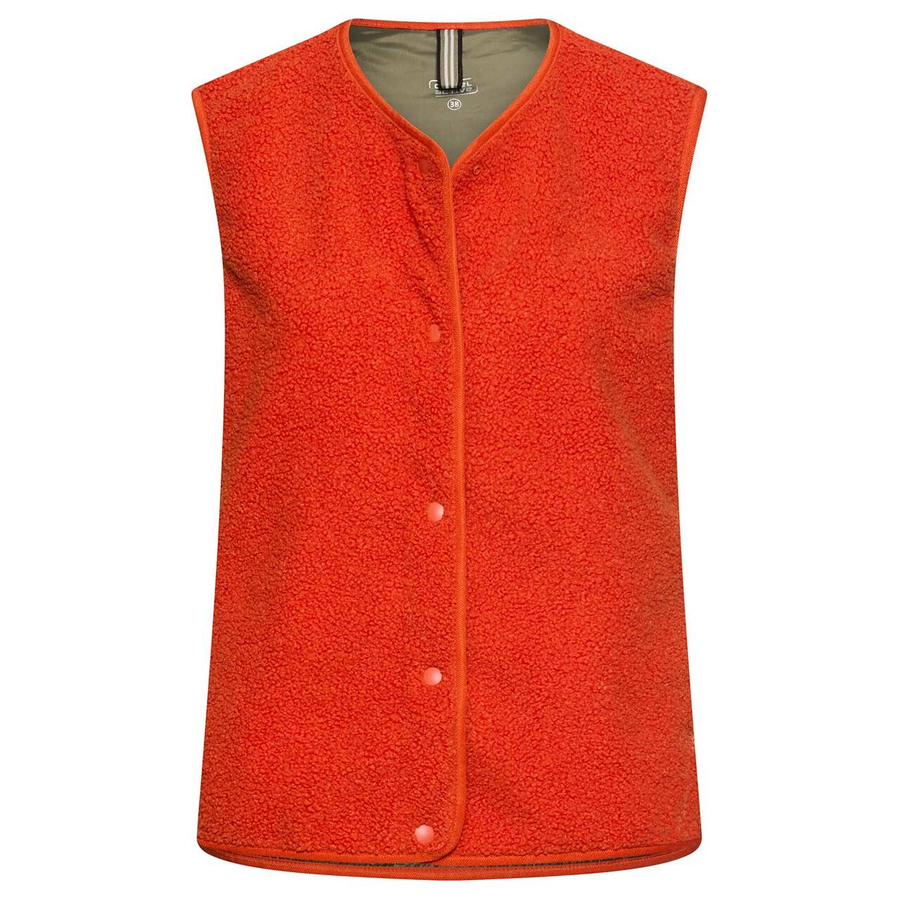 Camel active Damen Teddyweste pumpkin