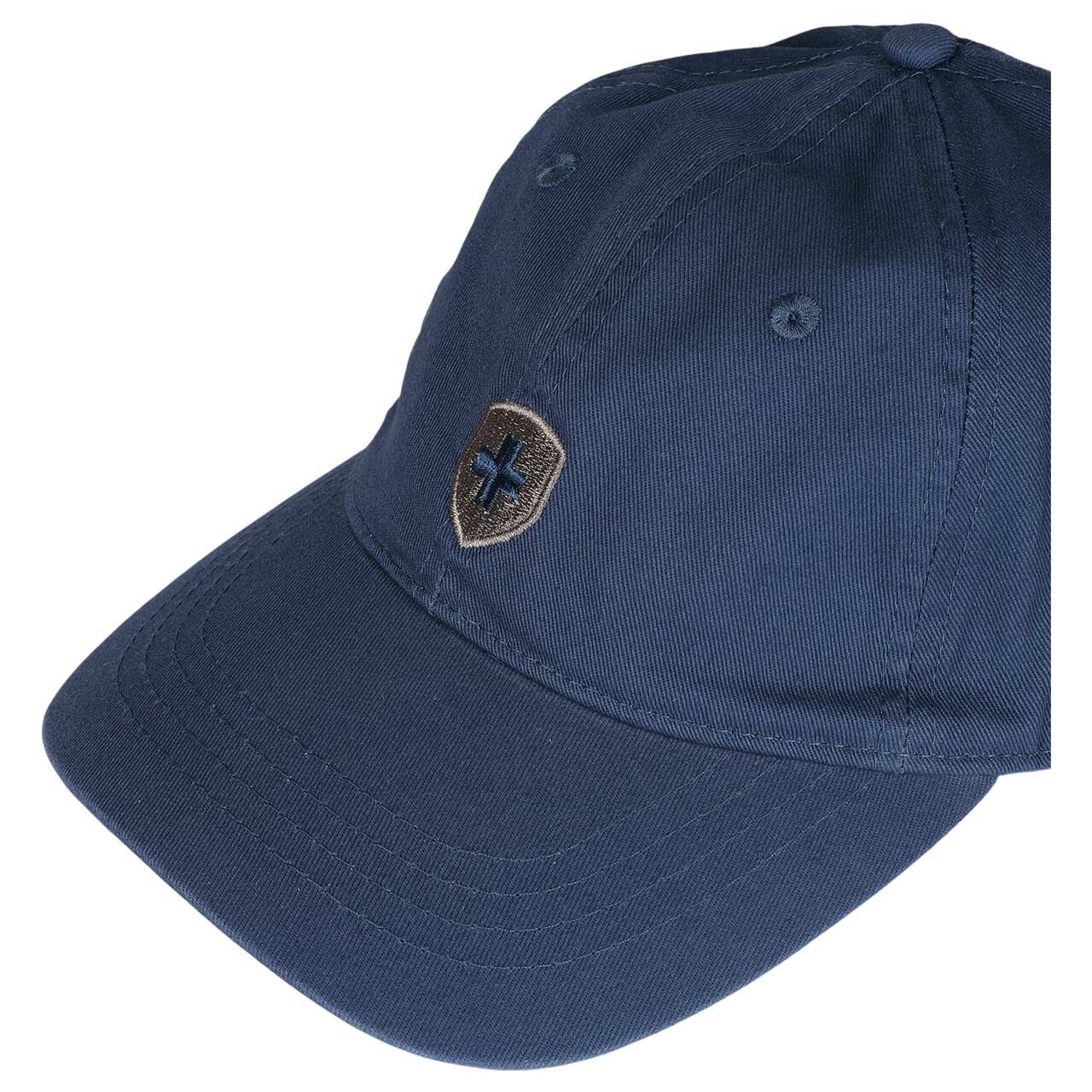 Baseballcap von Wellensteyn in Blau, Detailansicht Logo