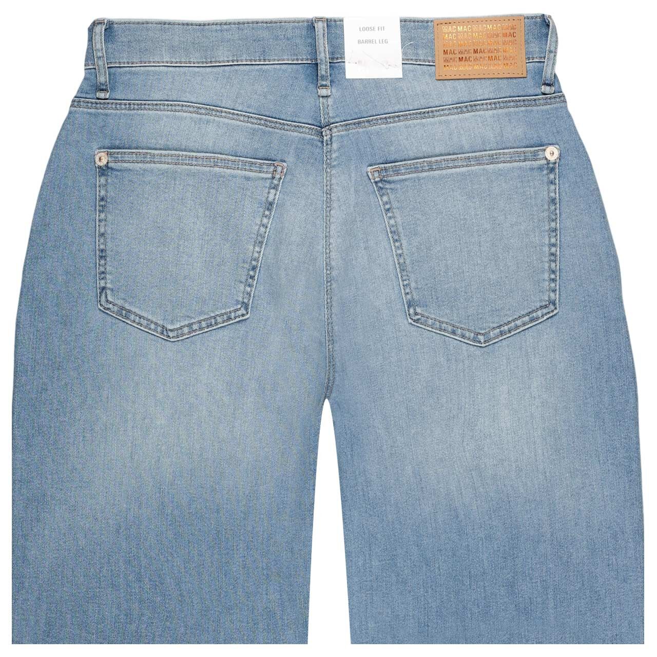 Damen 7/8 Jeans Danni von MAC in Hellblau angewaschen, detaillierte Rückansicht