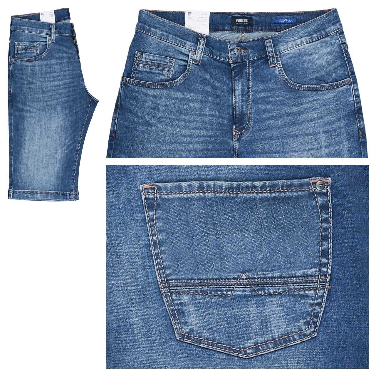 Pioneer Rouven Jeans Bermuda Megaflex blue used buffies
