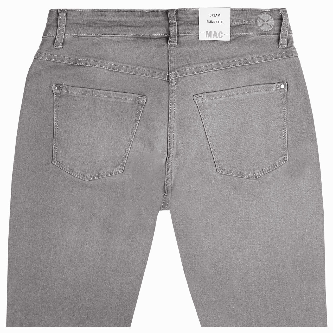MAC Jeans Dream Skinny für Damen in Grau angewaschen, FarbNr.: D353