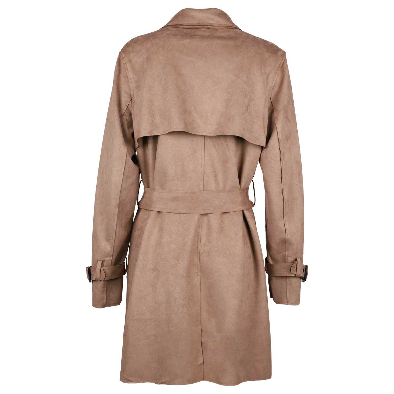 Mauritius Damen Velours Mantel Joseta taupe