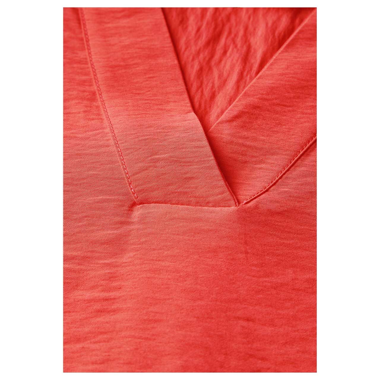 Cecil Damen Langarm Bluse Solid juicy orange