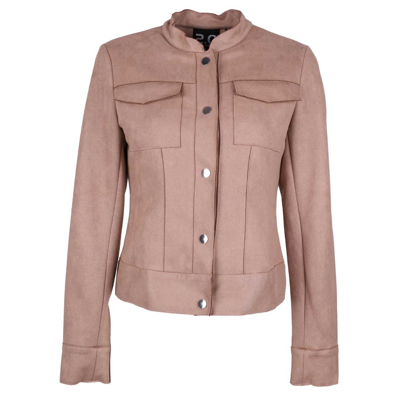 Mauritius Damen Velours Jacke Marya taupe