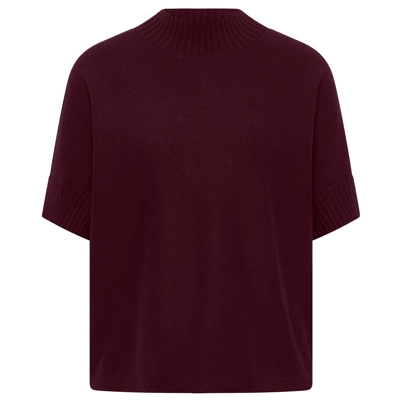 Cecil Damen Kurzarm Pullover Shortsleeve Dolman red wine