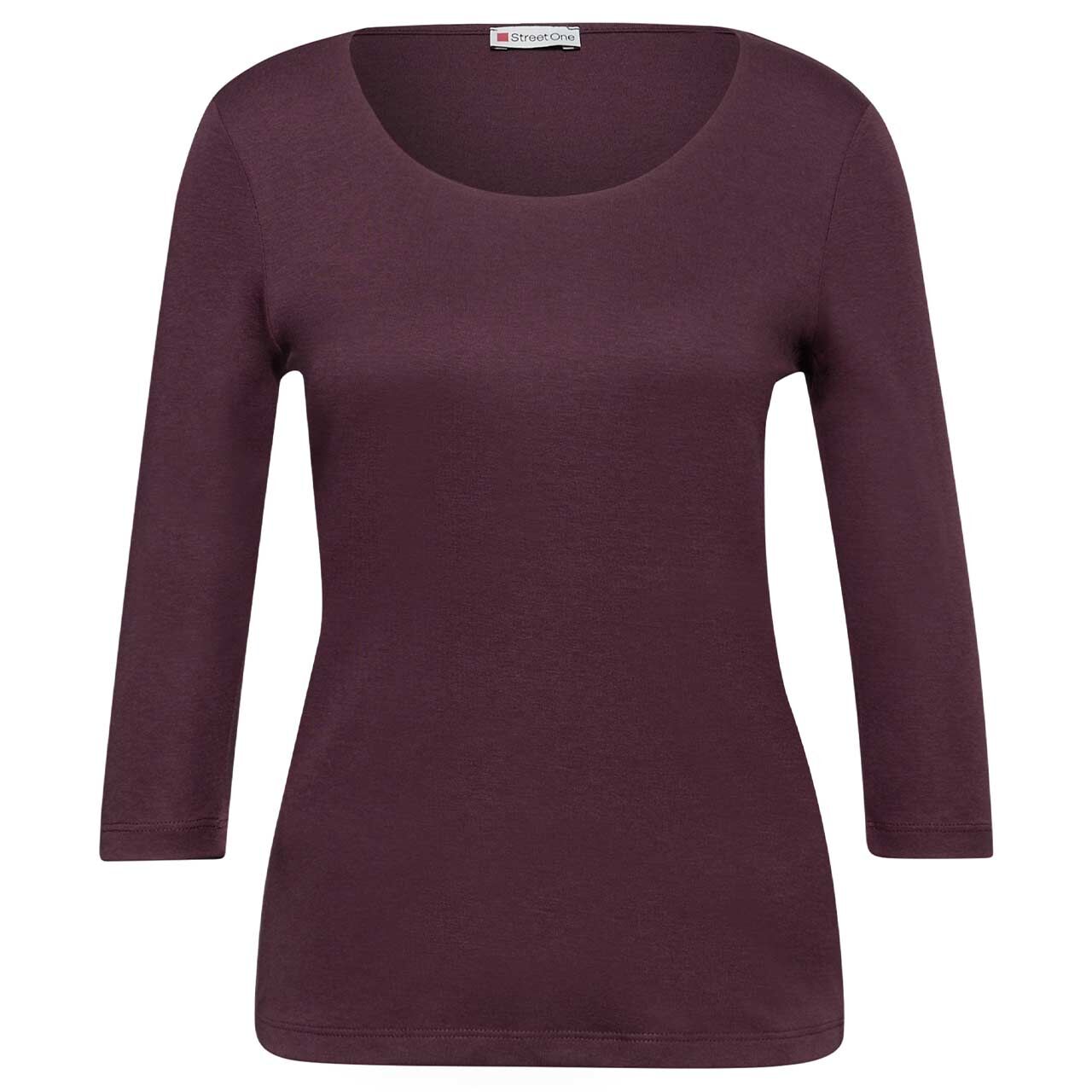 Street One Damen 3/4 Arm Shirt Pania jazz berry