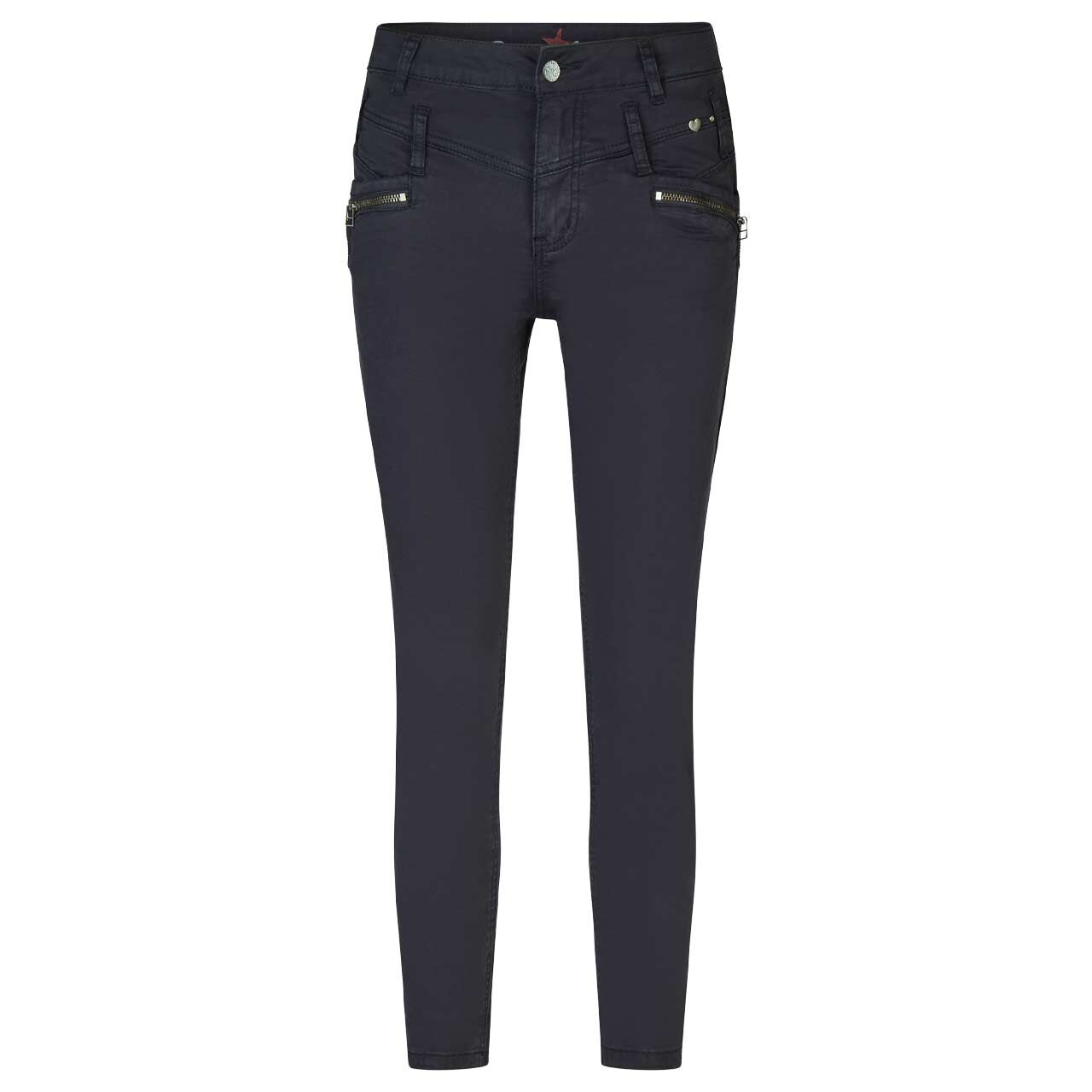 Damen Baumwollhose Florida-Z 7/8 Stretch Twill von Buena Vista in Dunkelblau, Vorderansicht
