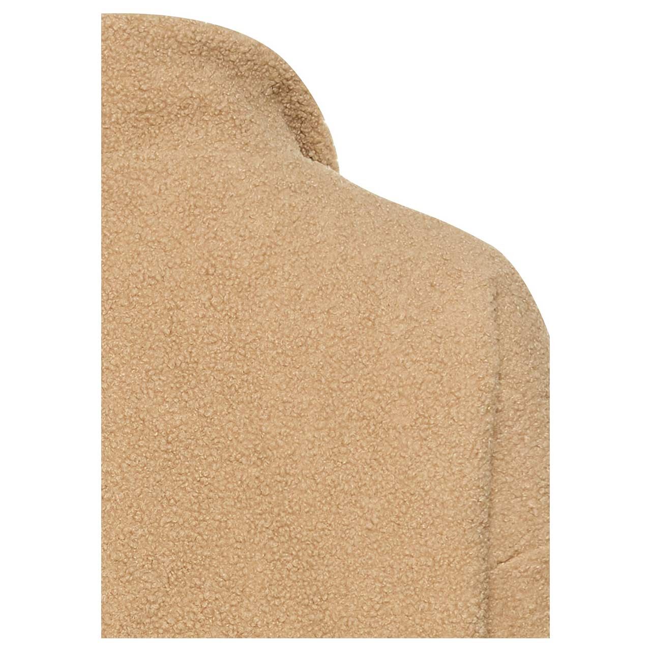 Damen Teddyjacke von Camel active in Hellbraun, detaillierte Rückansicht
