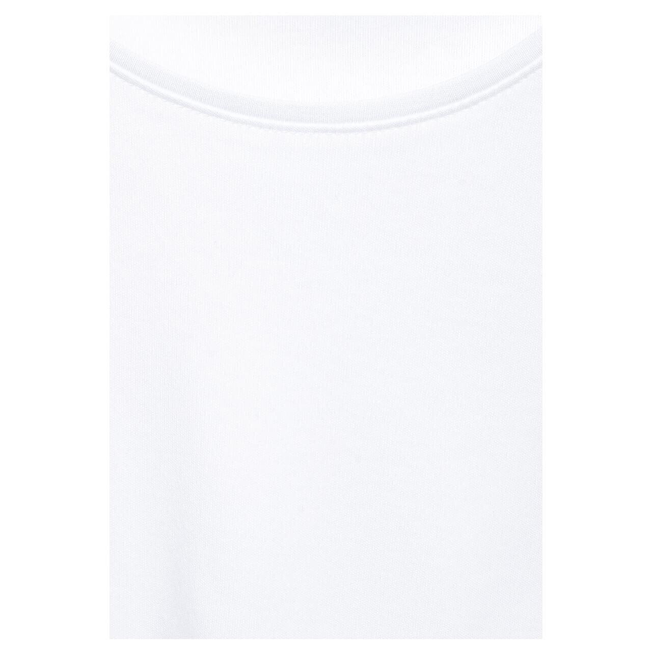 cecil-lena-t-shirt-weiss-10000-detail-saum Cecil Lena T-Shirt für Damen in Weiß, FarbNr.: 10000