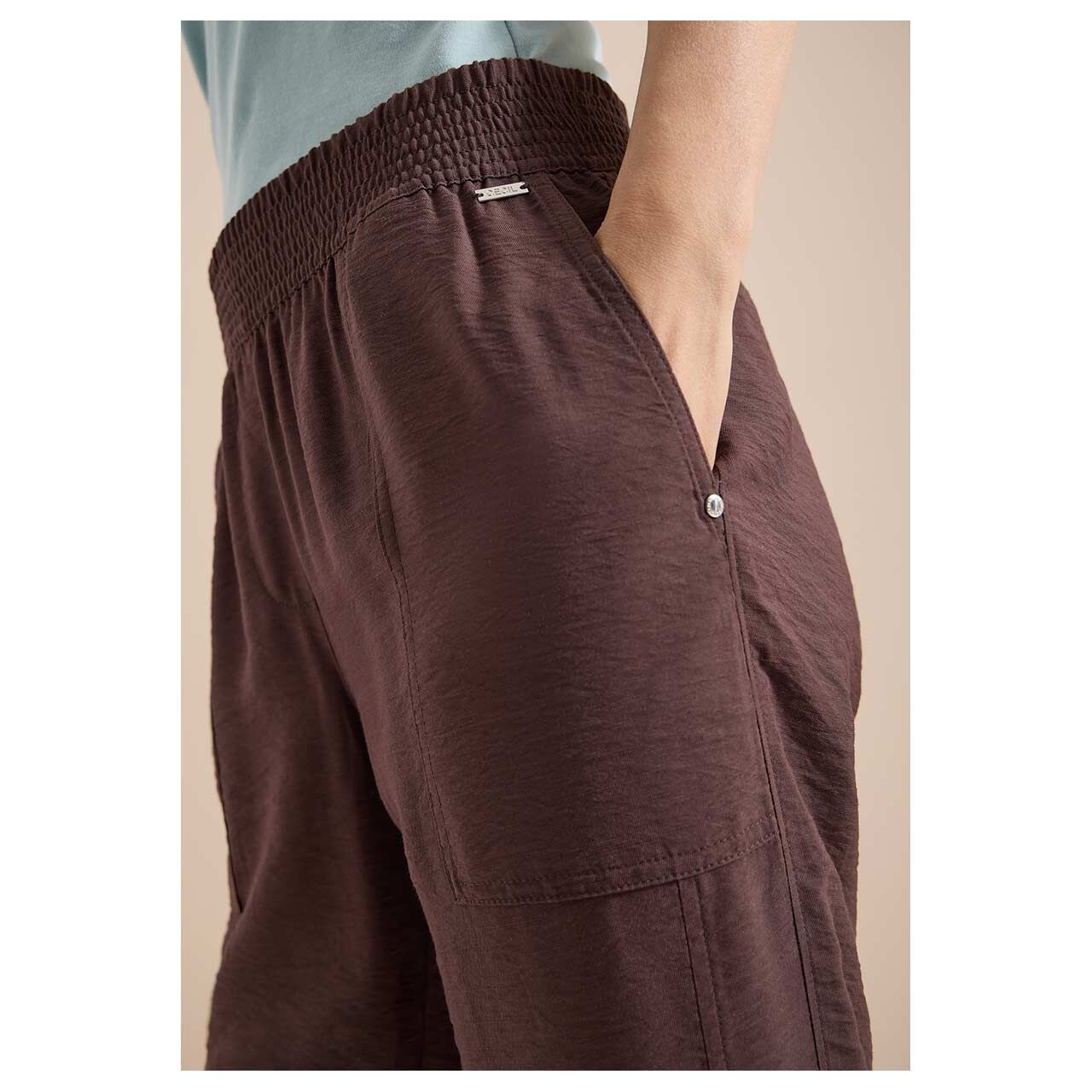 Cecil Chelsea Ankle Hose brown cacao soft wave