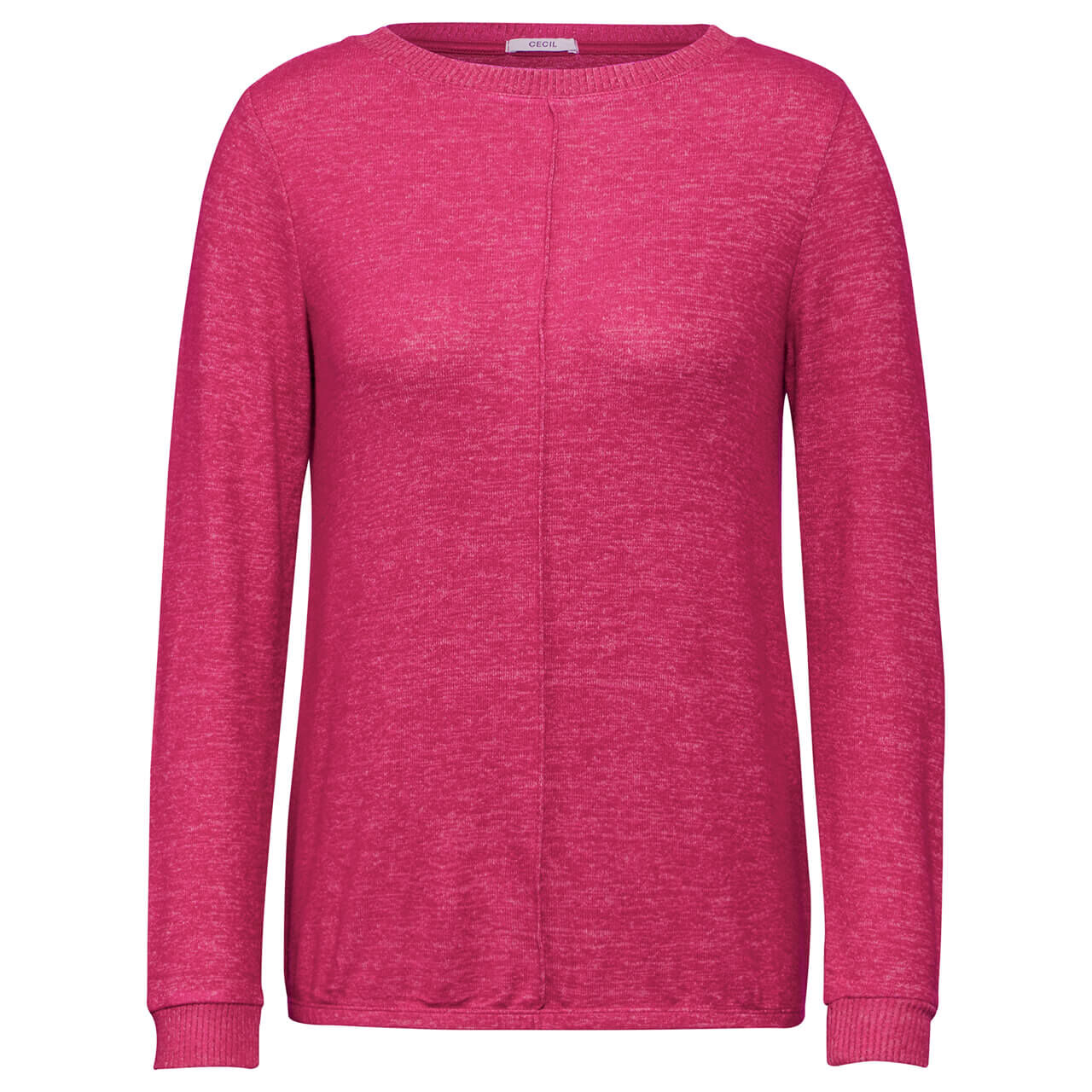 Cecil Damen Pullover Cosy jewel pink melange