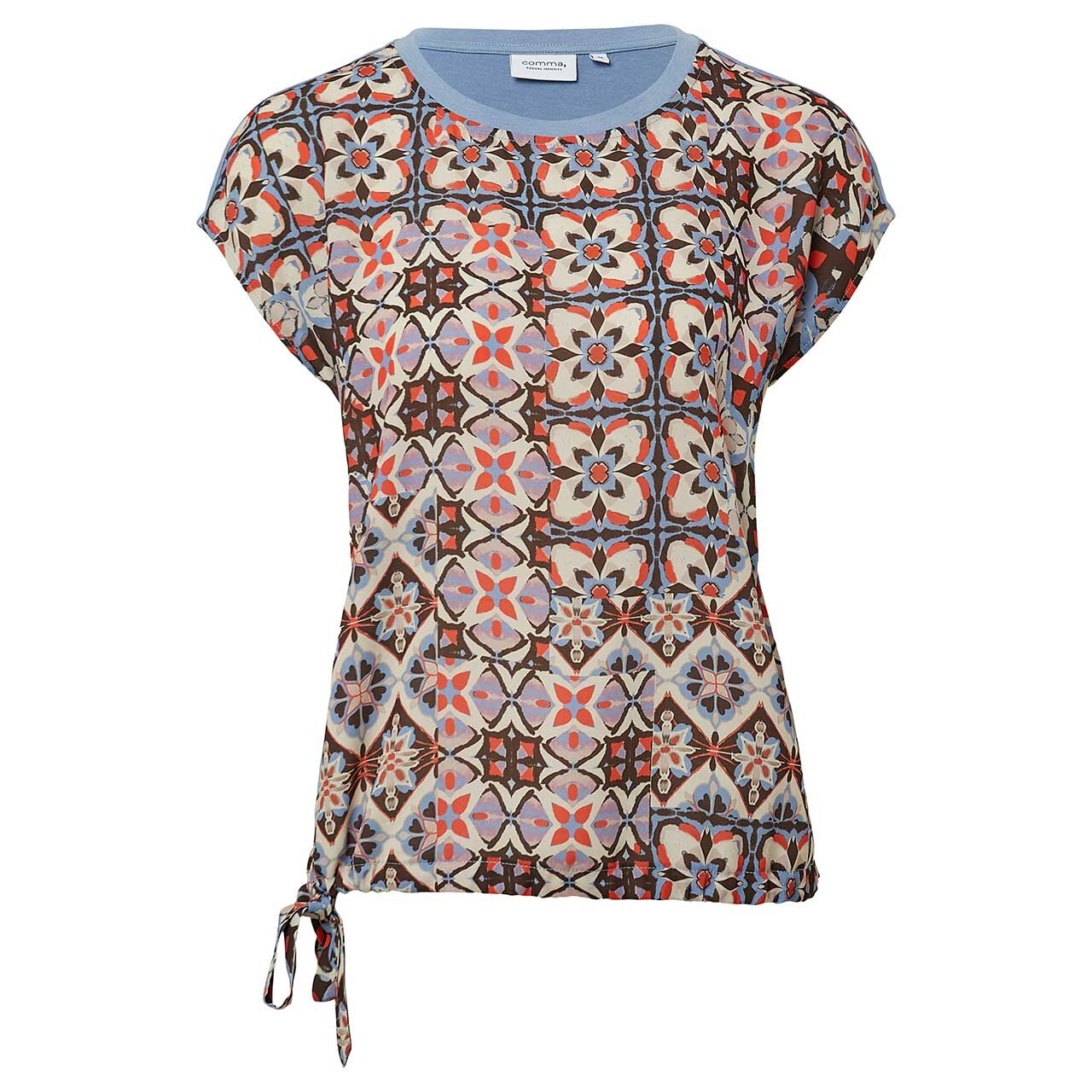 Comma Damen T-Shirt orange print