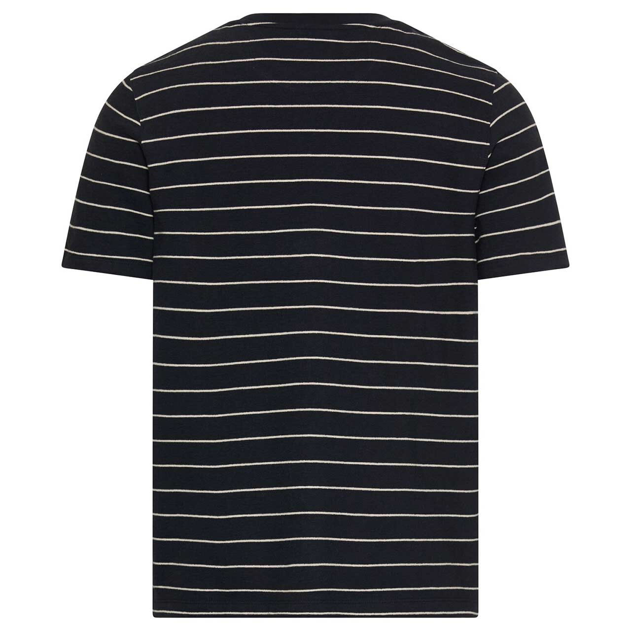 Herren T-Shirt von Camel active in Dunkelblau gestreift, Rückansicht