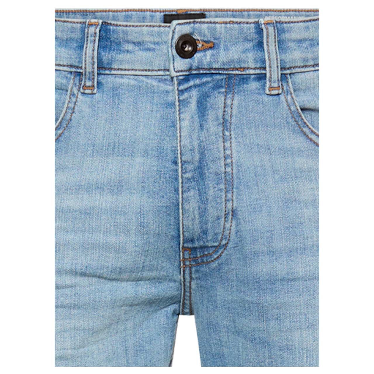 Herrenjeans Madison fleXXX von Camel active in Hellblau angewaschen, Detailansicht vorne