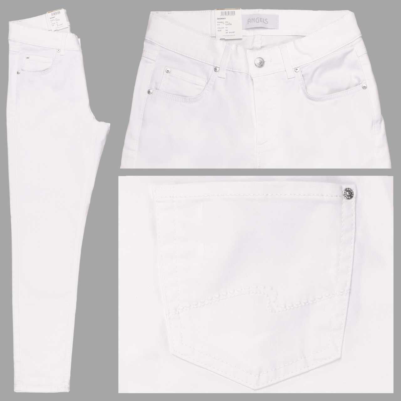 Angels Skinny Jeans clear white