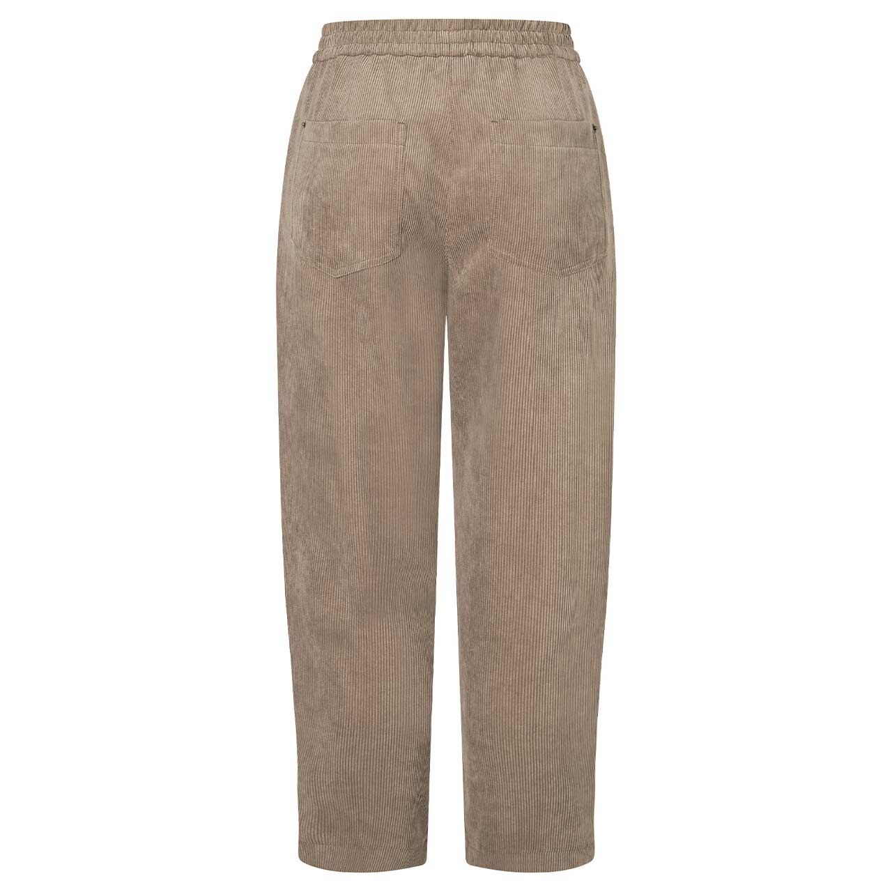 Damen 7/8 Cordhose Eva von MAC in Hellbraun, Rückansicht