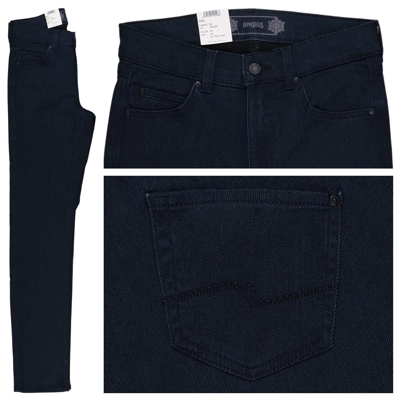 Angels Cici Jeans night blue thermo denim