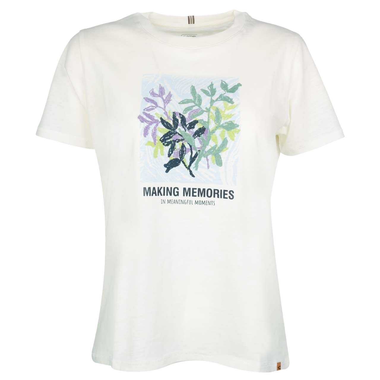 Camel active Damen T-Shirt milk white melange