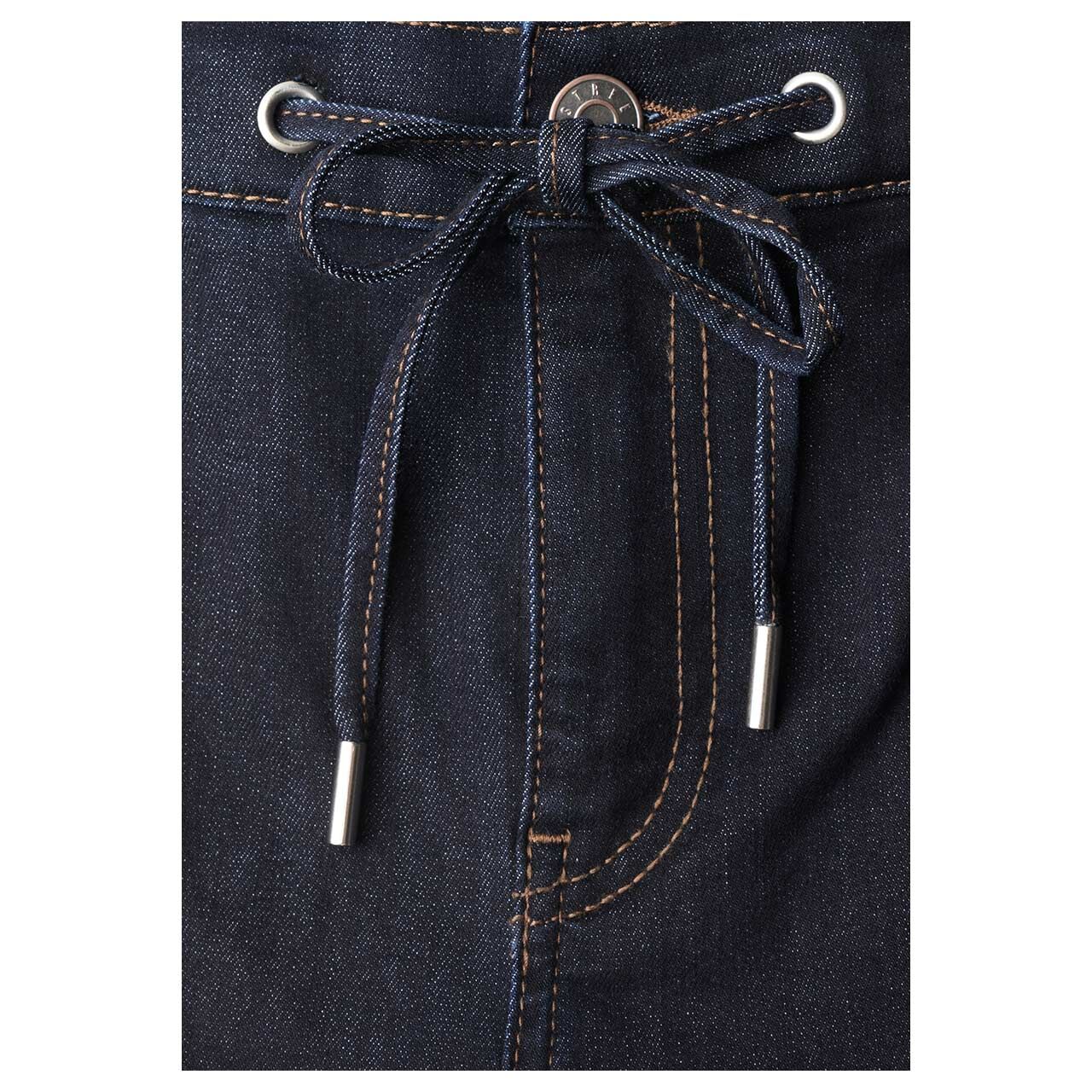 Street One Karlie Barrel Ankle Jeans rinsed soft washed