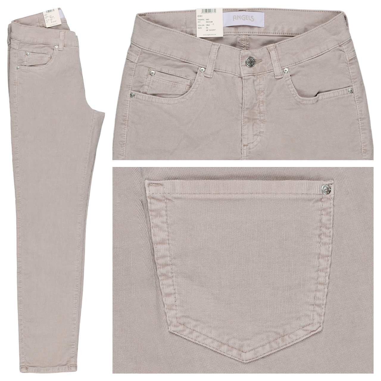 Angels Cici Cordhose khaki grey morn used