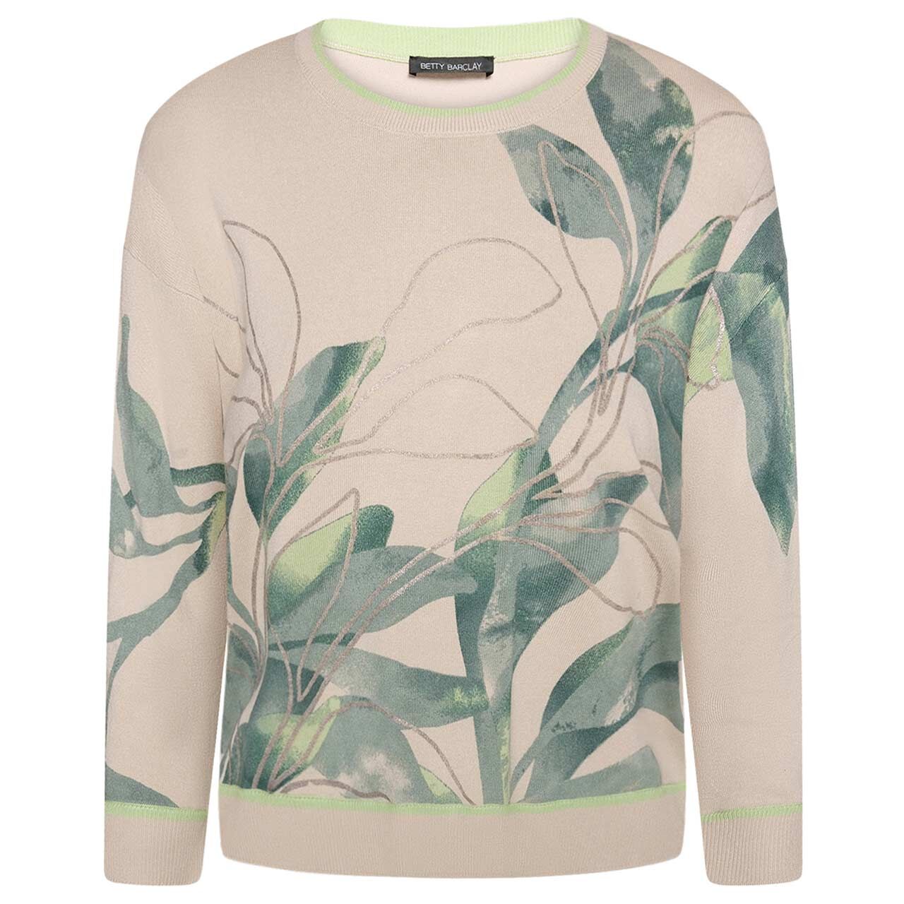 Betty Barclay Damen Pullover beige green