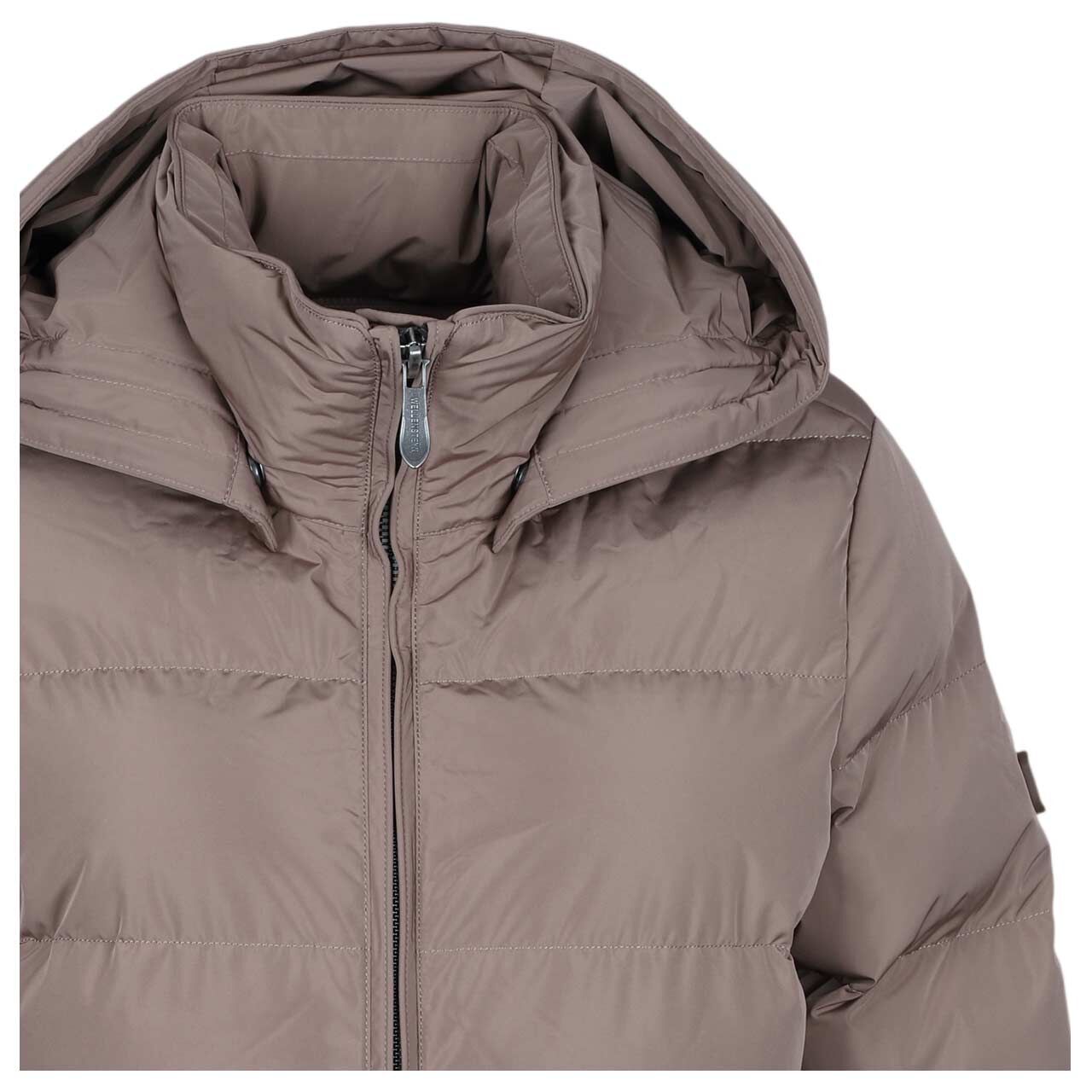 Damen Jacke Goldmine Medium von Wellensteyn in Hellbraun, detaillierte Vorderansicht