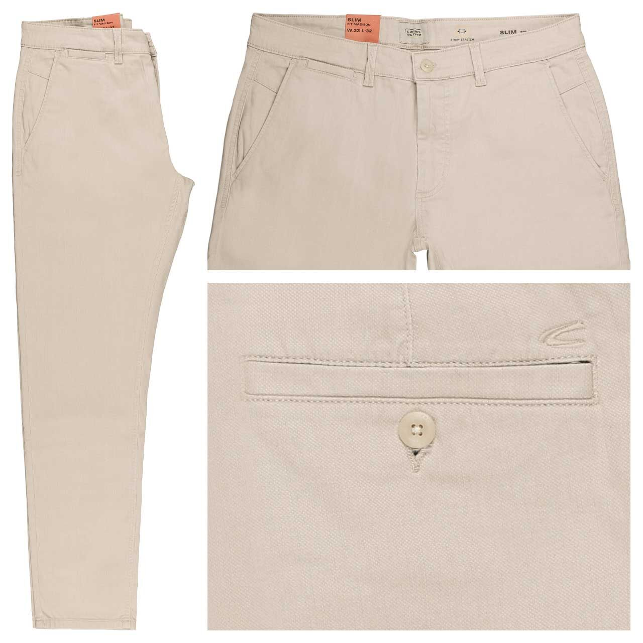 Camel active Madison Chino Baumwollhose beige