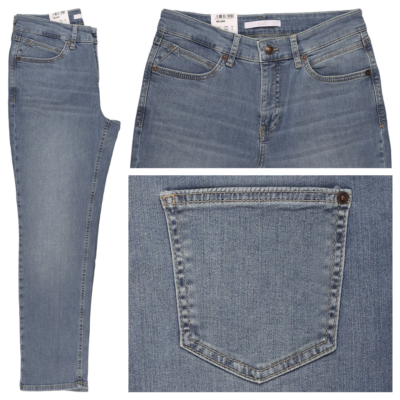 MAC Melanie Jeans used mid blue MAC Melanie Jeans used mid blue