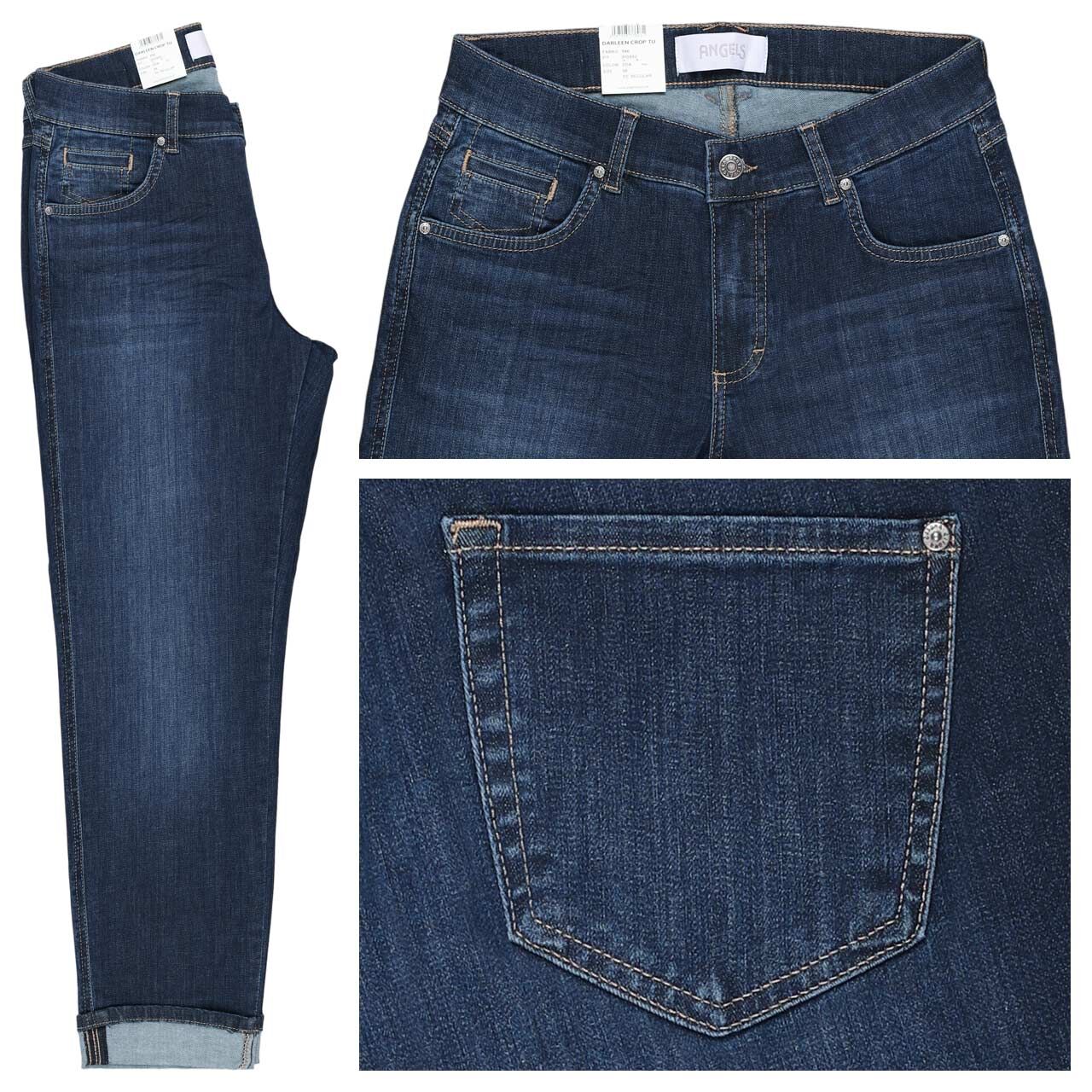 Angels Darleen Crop TU Ankle Jeans stone used buffi