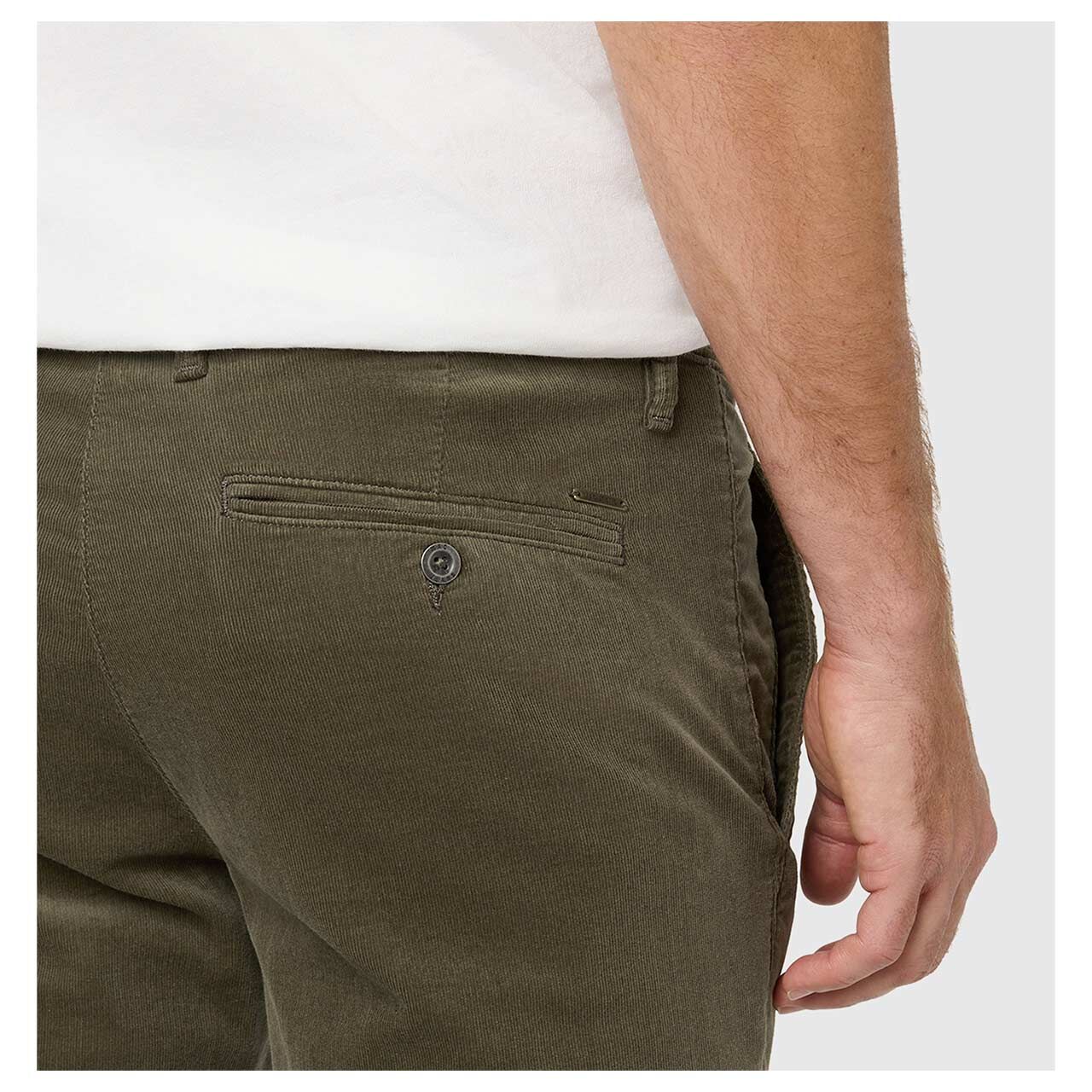 MAC Flexx Driver Pants Chino Cordhose leaf green