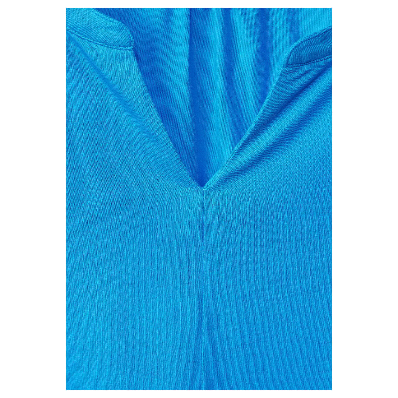 Street One Printed Jersey 3/4 Arm Shirt splash blue
