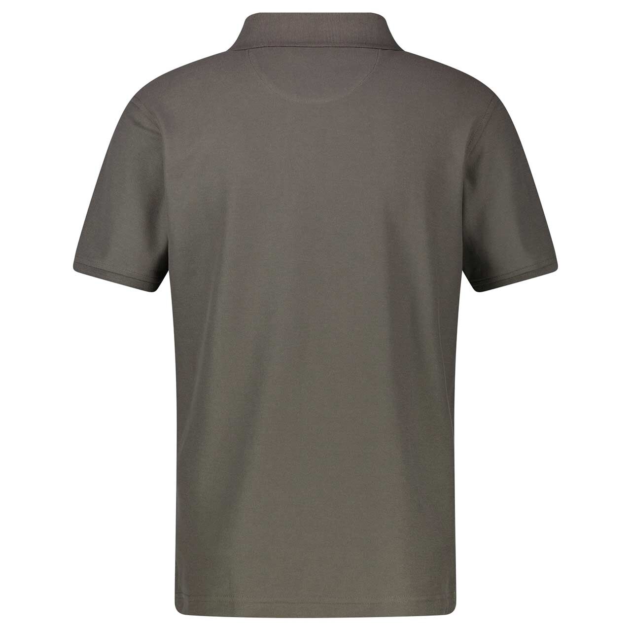 Herren Piqué Poloshirt von Lerros in Grau, Rückansicht