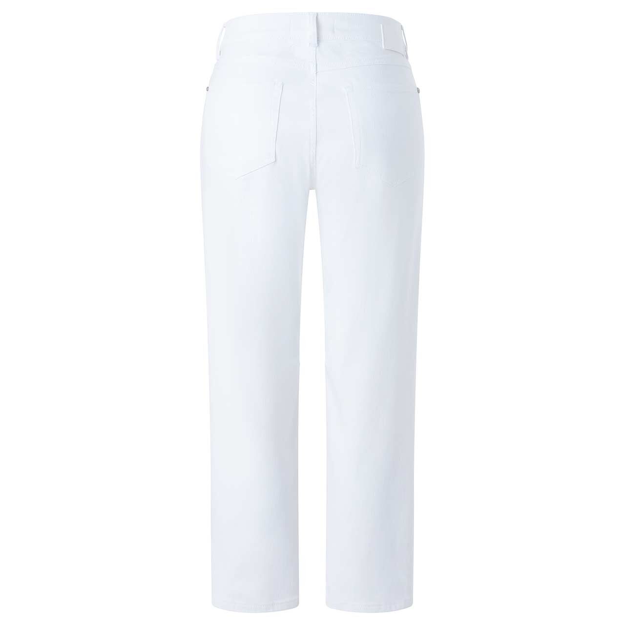 Damen Ankle Jeans Evy Barrel von Angels in Weiß, Rückansicht
