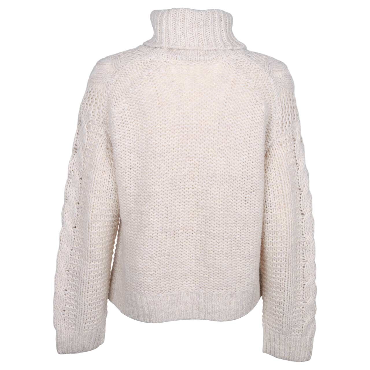 s.Oliver Damen Rollkragen Pullover in Beige, Rückansicht