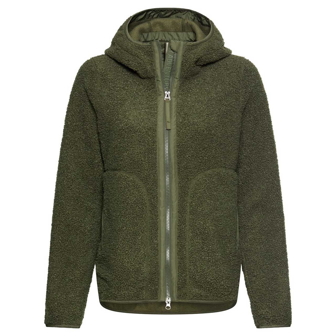 Camel active Damen Teddyjacke dark olive
