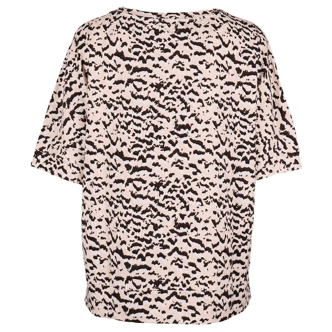 Damen T-Shirt Soft Printed Batwing von Street One in Beige mit Print, Rückansicht