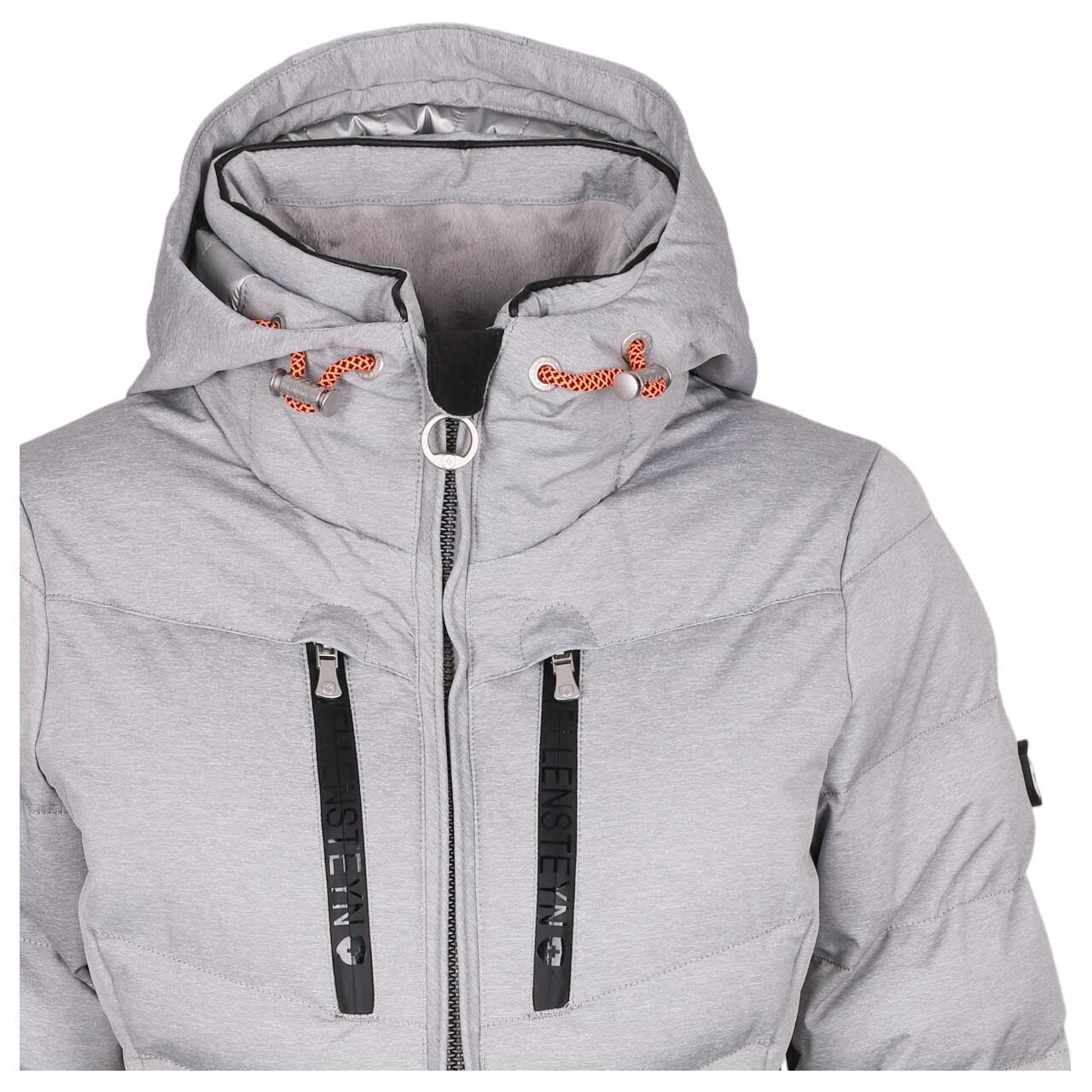 Damen Jacke Carmenere Lady von Wellensteyn in Silbergrau, detaillierte Vorderansicht