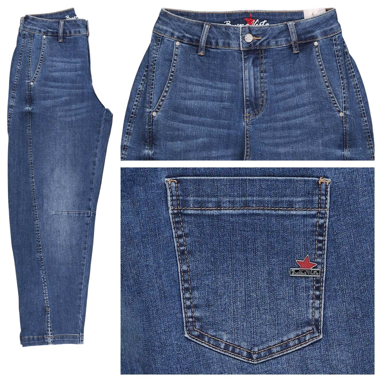 Buena Vista Barrel-T 7/8 Stretch Denim Jeans shadow denim